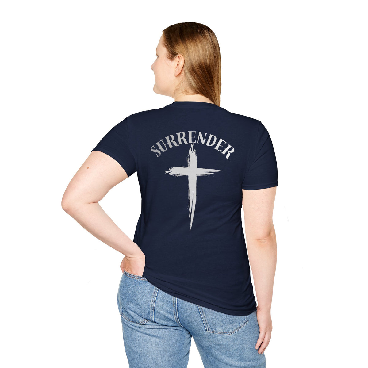 Surrender Cross T-Shirt — Christian Faith Graphic Tee