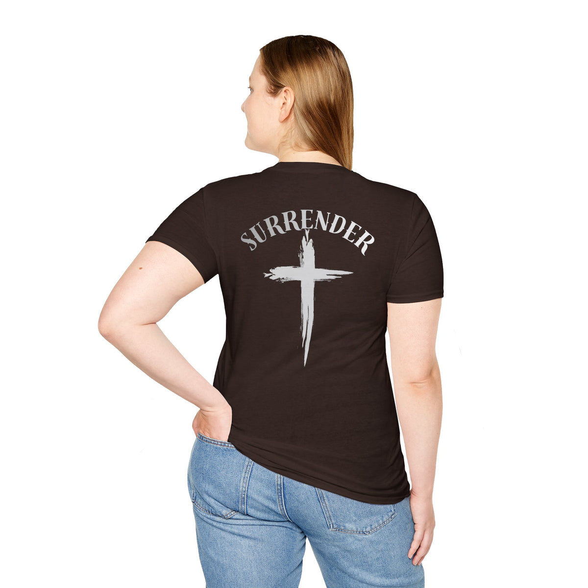 Surrender Cross T-Shirt — Christian Faith Graphic Tee
