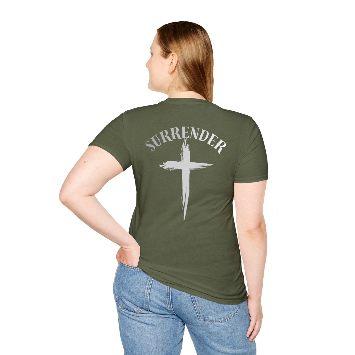 Surrender Cross T-Shirt — Christian Faith Graphic Tee