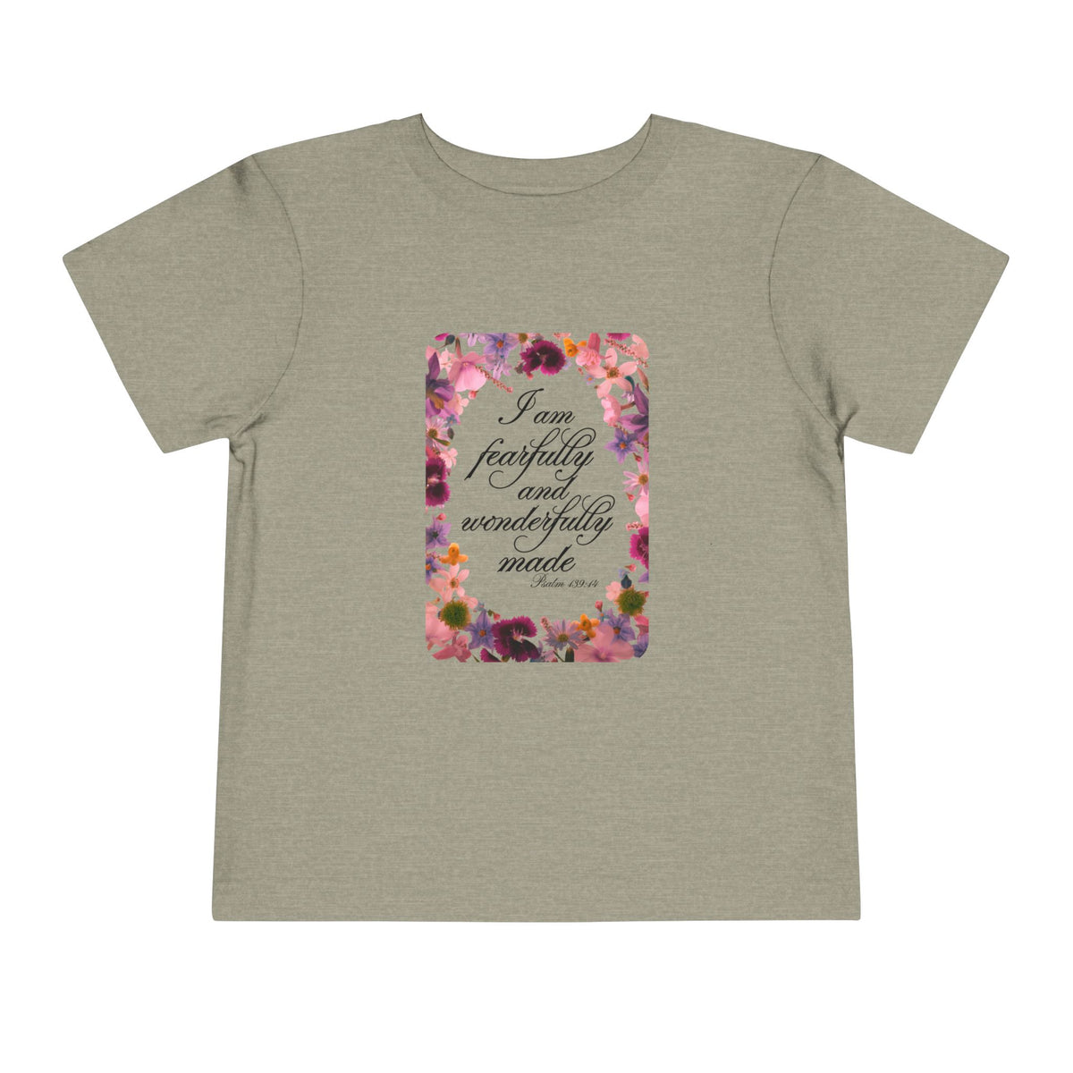 Toddler Inspirational Short Sleeve Tee, Positive Affirmation Shirt, Kids Motivational Top, Floral Design Tee, Gift for Baby Showers, [...]