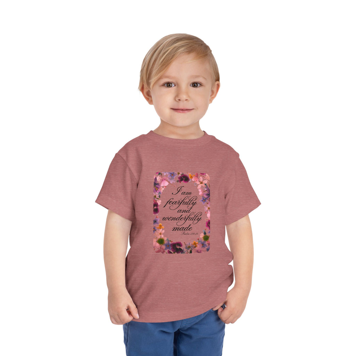 Toddler Inspirational Short Sleeve Tee, Positive Affirmation Shirt, Kids Motivational Top, Floral Design Tee, Gift for Baby Showers, [...]