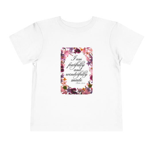 Toddler Inspirational Short Sleeve Tee, Positive Affirmation Shirt, Kids Motivational Top, Floral Design Tee, Gift for Baby Showers, [...]