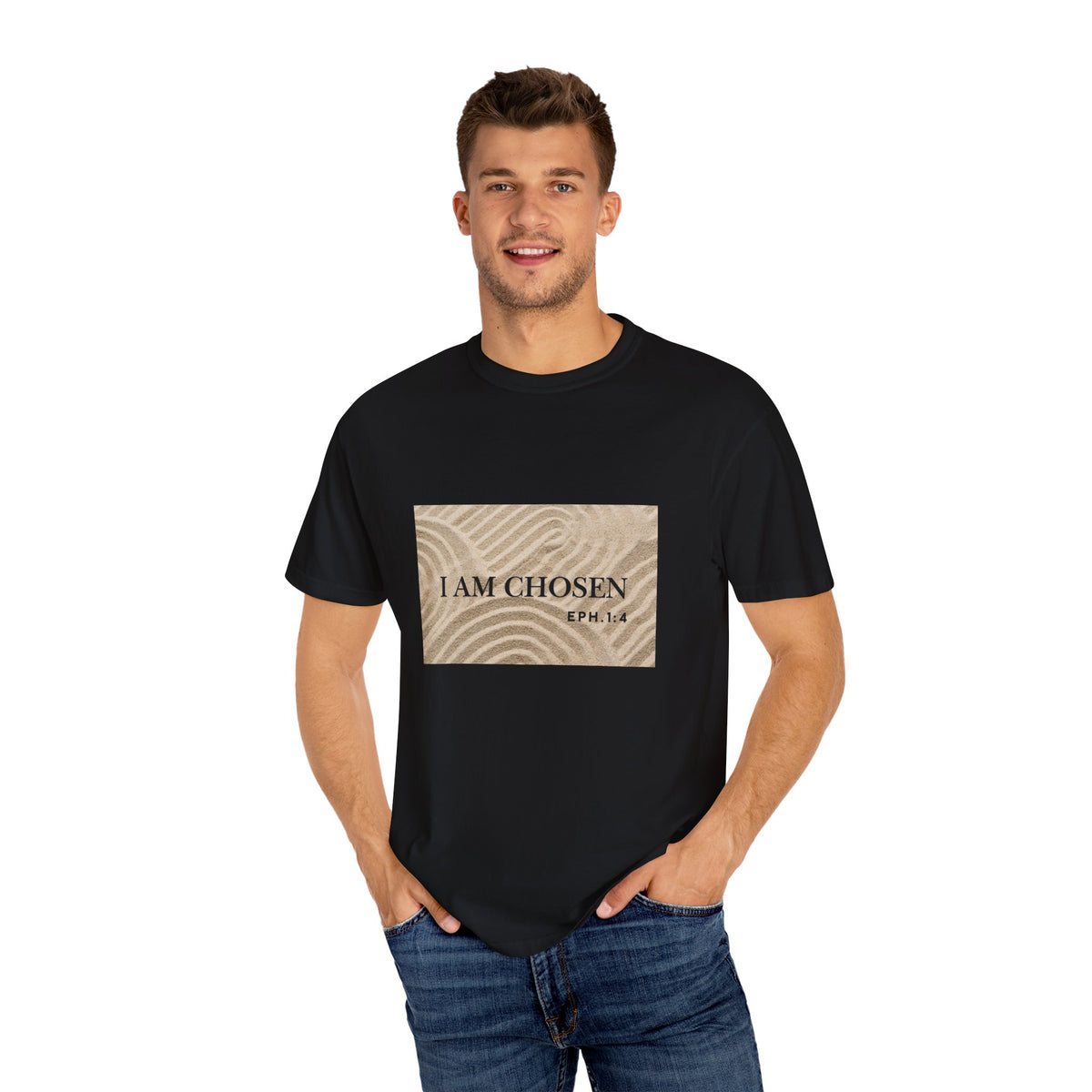 Inspirational Unisex T-Shirt - 'I AM CHOSEN', Motivational Apparel, Gift for Faith, Spiritual Growth, Everyday Wear, Uplifting Quotes