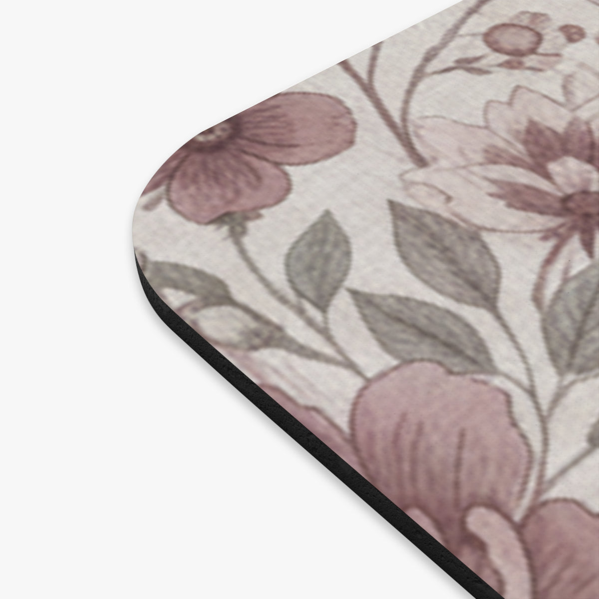 Floral Mouse Pad, Elegant Office Decor, Gift for Her, Computer Accessories