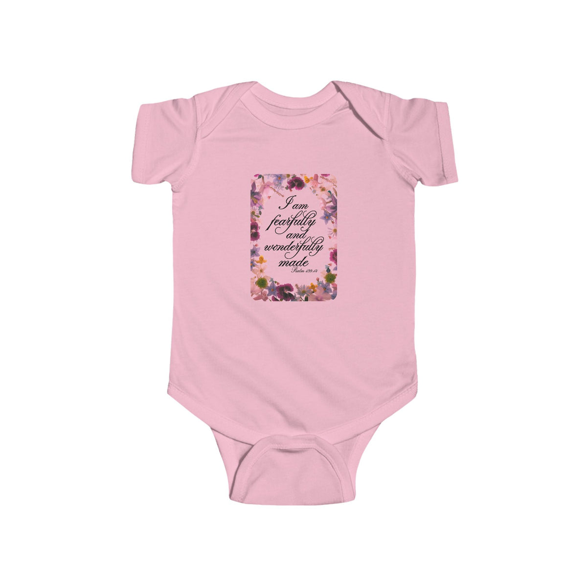 Floral Baby Girl Bodysuit - Cute Infant Outfit for Newborns, Perfect for Baby Shower Gift, Birthdays, Photoshoots, Everyday Wear