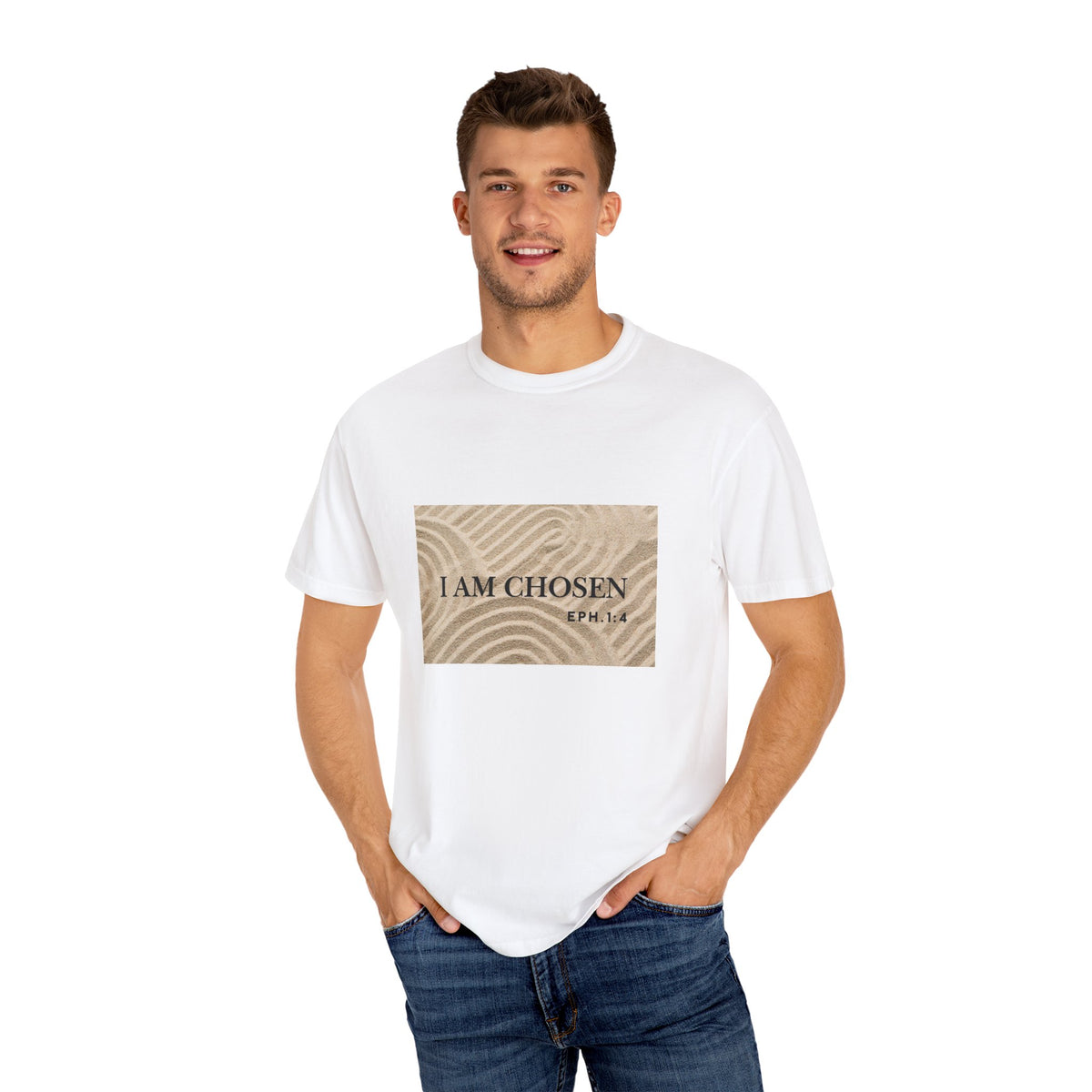 Inspirational Unisex T-Shirt - 'I AM CHOSEN', Motivational Apparel, Gift for Faith, Spiritual Growth, Everyday Wear, Uplifting Quotes