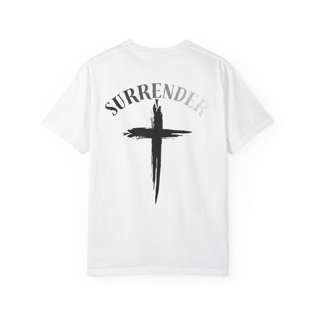 Surrender Cross T-Shirt — Christian Faith Graphic Tee, unisex