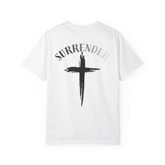 Surrender Cross T-Shirt — Christian Faith Graphic Tee, unisex