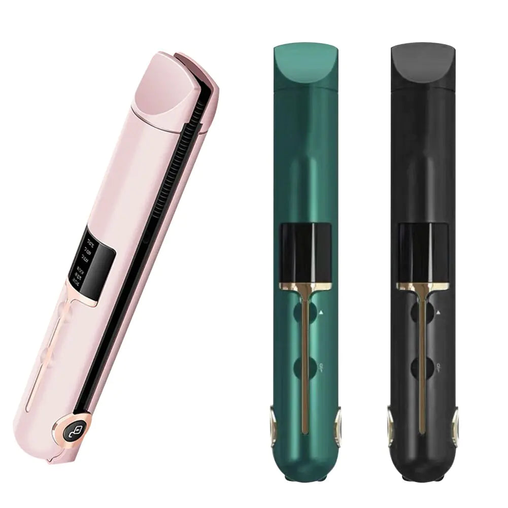 Portable 2 in 1 Hair Curler Straightener