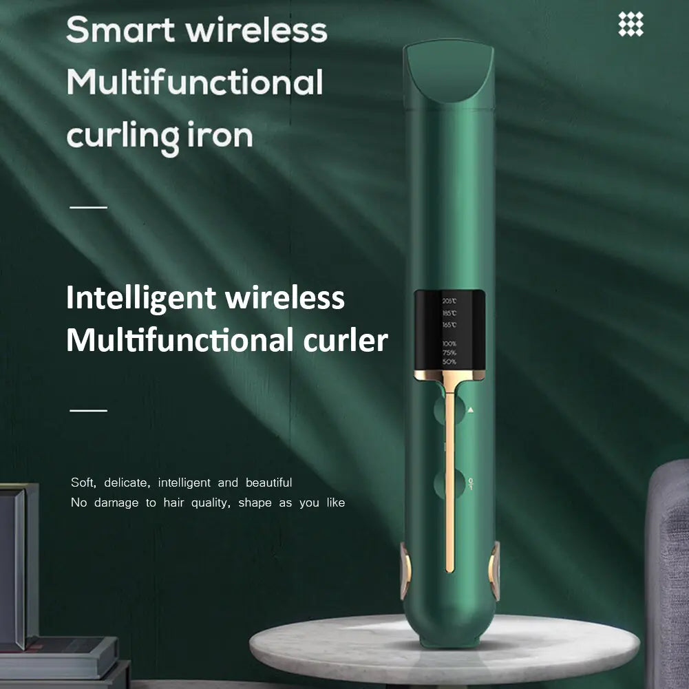 Portable 2 in 1 Hair Curler Straightener