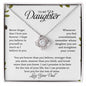 To My Daughter | Love Knot Necklace